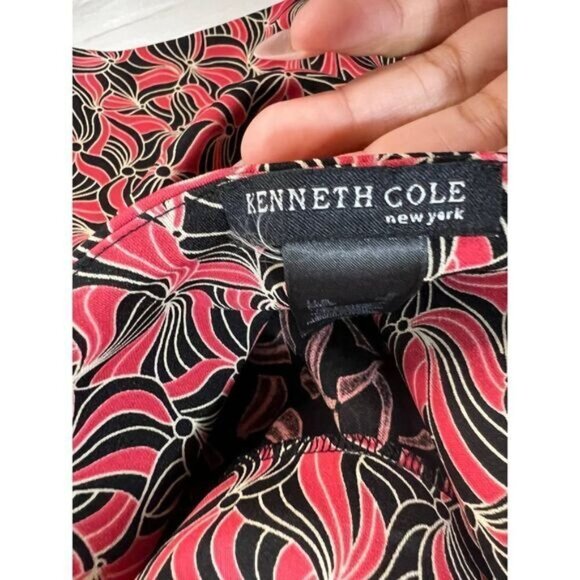 Kenneth Cole New York Halter Top Printed Small - Picture 5 of 9